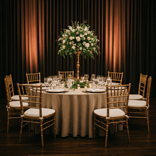Élément de galerie : Gold Black Banquet Room