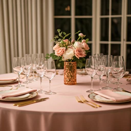 Table événementielle élégante